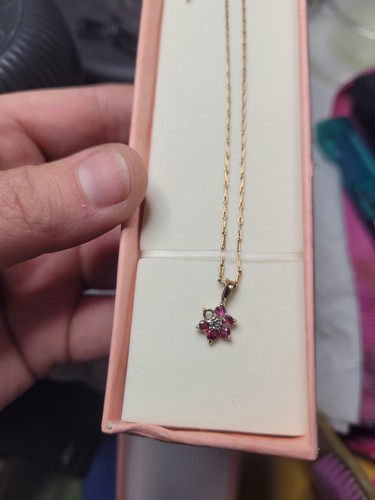 9ct gold necklace - gold, chain