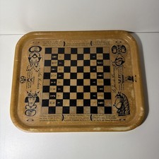 Vintage Manover Tray Made in France Chess Display French 20” x 16”