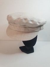 Failsworth Irish Linen Mariner Cap. Size Med. Natural. Excellent Condition