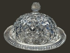 Antique Manganese Glass Butter
