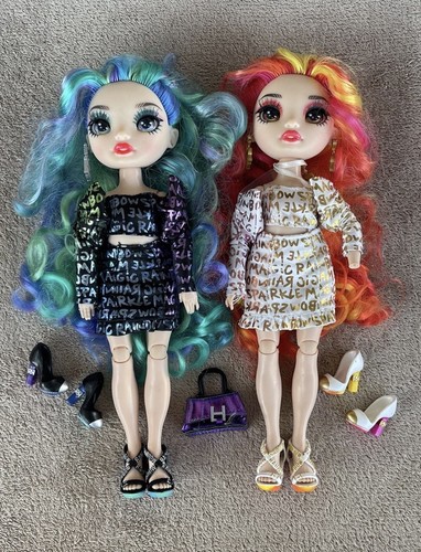 Rainbow high dolls twins holly - rainbow,