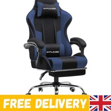 Stylish Blue Gaming Chair with