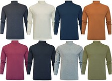 Mens Mock Neck Jumper Top