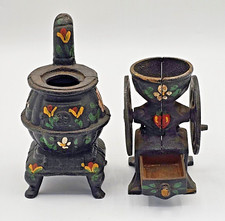 Miniature cast iron pot - iron, belly