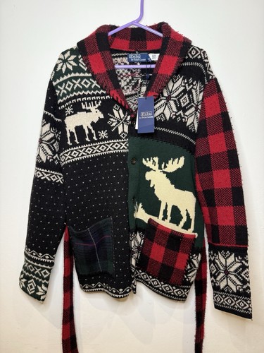 Patchwork wool cardigan - wool,