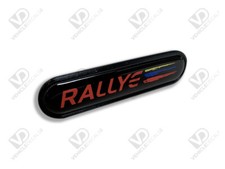 PEUGEOT 106 COMPATIBLE S2 "RALLYE" DASH BADGE CUSTOM MADE DOMED RESIN GEL