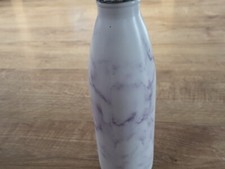Tesco White Marble Stainless Steel Vacuum Bottle, 500ml