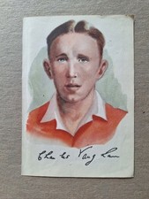  CHARLIE VAUGHAN CHARLTON ATHLETIC 1947 SIGNATURE SERIES FAMOUS FORWARDS CUT-OUT