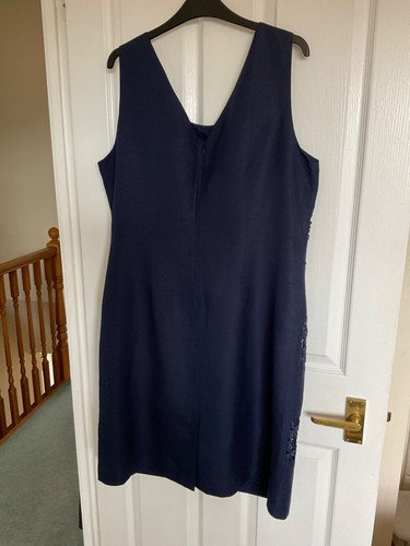 Kaliko navy dress with - kaliko, cut