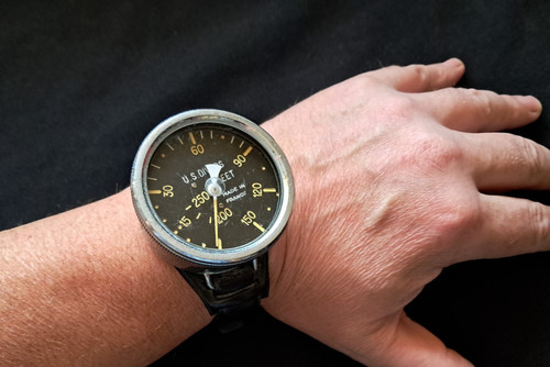 Divers wrist depth gauge - divers,