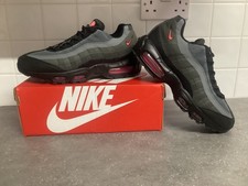 Nike Air Max 95 TT Size 10 Black/Grey/Camellia Red Brand New In Box