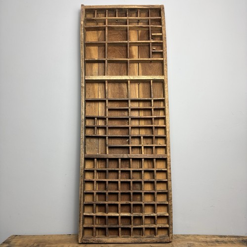 Vintage wooden printers tray - vintage,