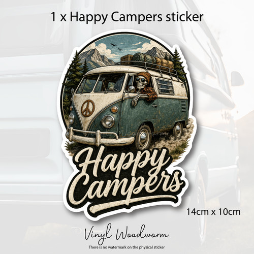 Happy campers van life - campers,