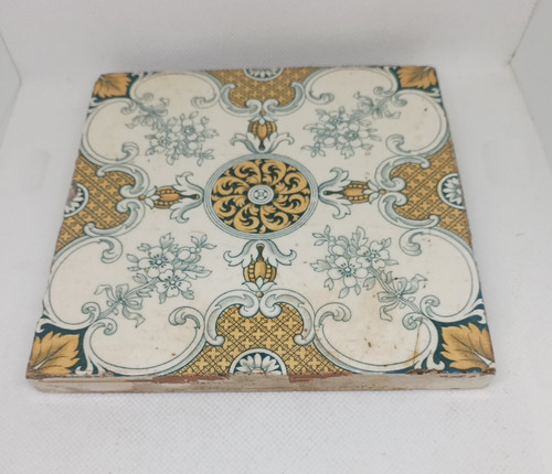 Victorian ceramic tile floral - victorian,