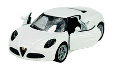 WELLY ALFA ROMEO 4C WHITE 1:34