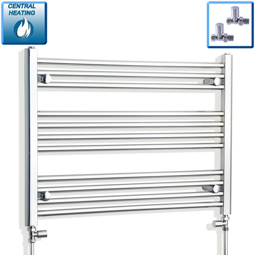 Chrome heated towel rail - chrome,