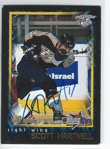 Scott hartnell signed 2002 - hartnell, 2002/03