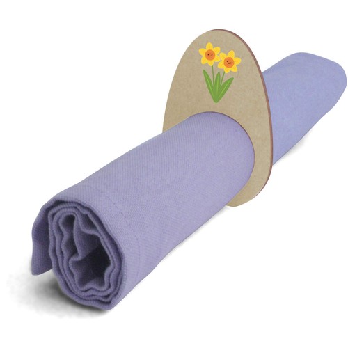 Happy daffodil wooden - 5, x