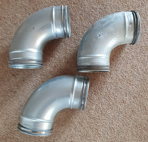 100mm duct degree bend - 100mm, duct,