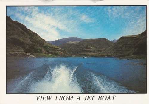 View from jet - view, boat