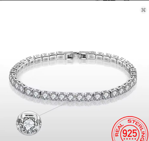 S925 sterling silver bracelet - sterling,