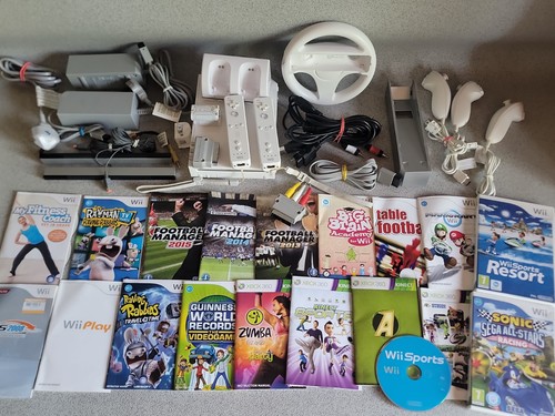 Nintendo wii console job lot - console,