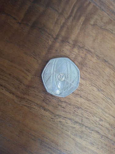 Sir isaac newton 2018 50p - isaac, coin