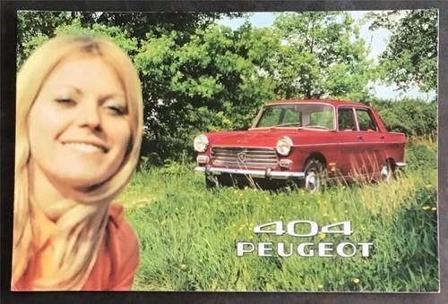 Peugeot 404 saloon car sales - 404,