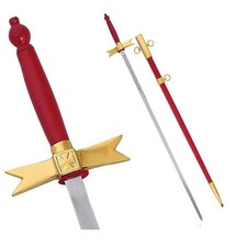 Knights Templar Sword - Red