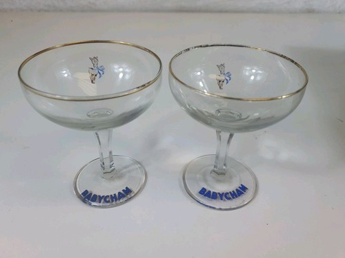 Vintage babycham glasses - vintage,