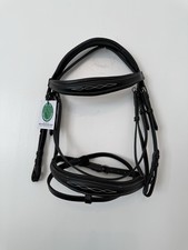 Designer Snaffle Bridle Cob/Pony with Flash – Padded Anatomical Headpiece