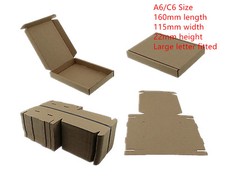100 BROWN C6 A6 BOXES