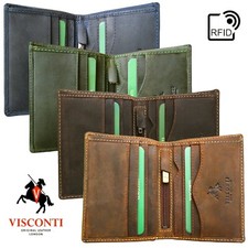 Mens RFID Wallet Real Leather