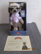 MEERKAT  YAKOV'S TOY SHOP   SERGEI   WITH TAG & CERTIFICATE   see des.