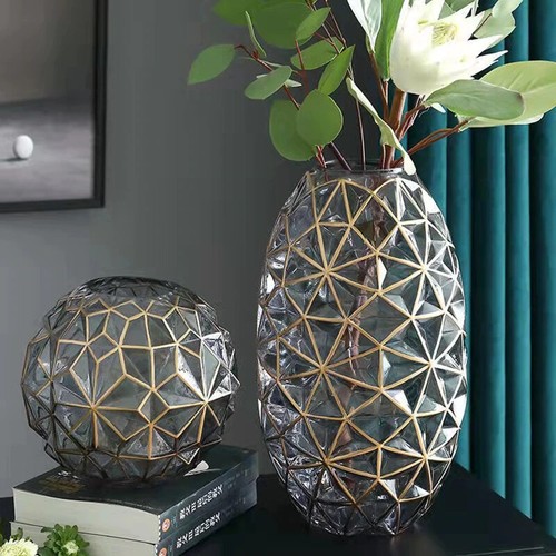 Modern glass vase luxury - vase,