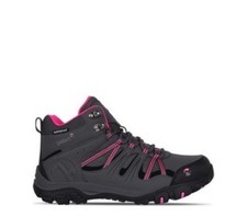 Gelert Horizon Walking Boots Juniors Girls Grey/Pink Size UK C13 (Ref375)