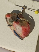 Tugtupite Pendant In 925