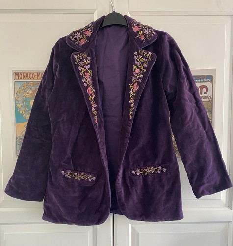 The shop purple cotton velvet - purple,