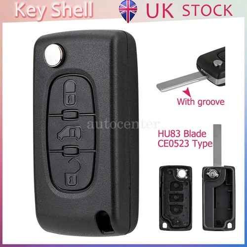 Button flip key fob - flip, case