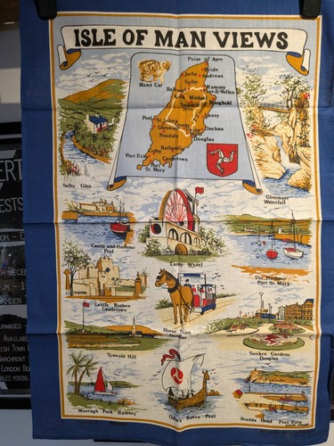 Vintage tea towel iconic