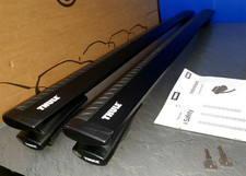 GENUINE THULE ROOF BARS WINGBAR BLACK 962 RACK VW SHARAN TOURAN SEAT ALHAMBRA