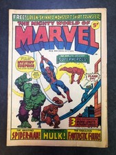 THE MIGHTY WORLD OF MARVEL 1 (1972) - REPRINTS HULK 1, AMAZING FANTASY 15, FF 1