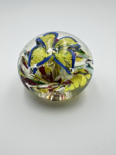 Vintage hand blown flower - hand,