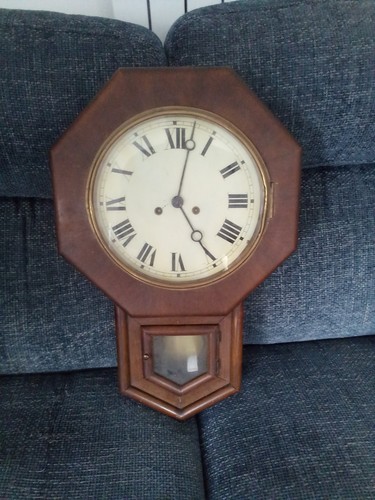 Vintage drop dial wall - vintage, clock