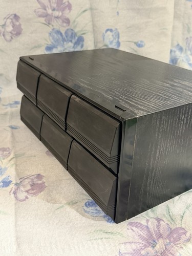 Two drawer wooden cassette - two,
