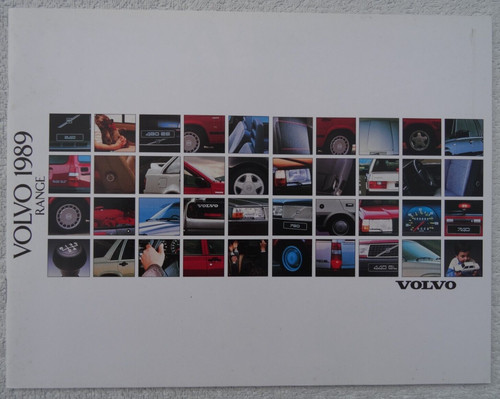 Volvo brochure 1989 - brochure, 1989: