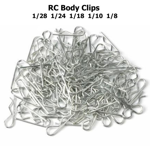 10x body shell pins clips - body,
