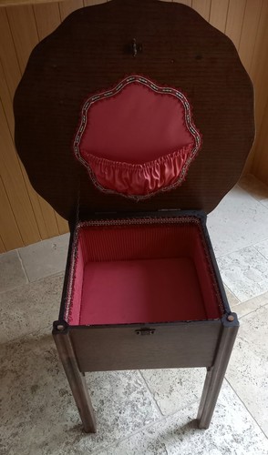 Mahogany antique storage side - antique,