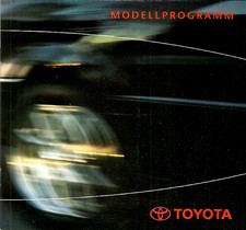 Toyota Range 2003-2004 German Market Brochure Yaris Corolla MR2 Avensis Celica