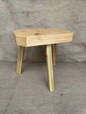 Rustic Pine Milking Stool /